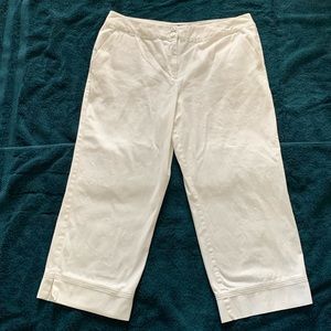 Women’s White Capri pants. Size 12